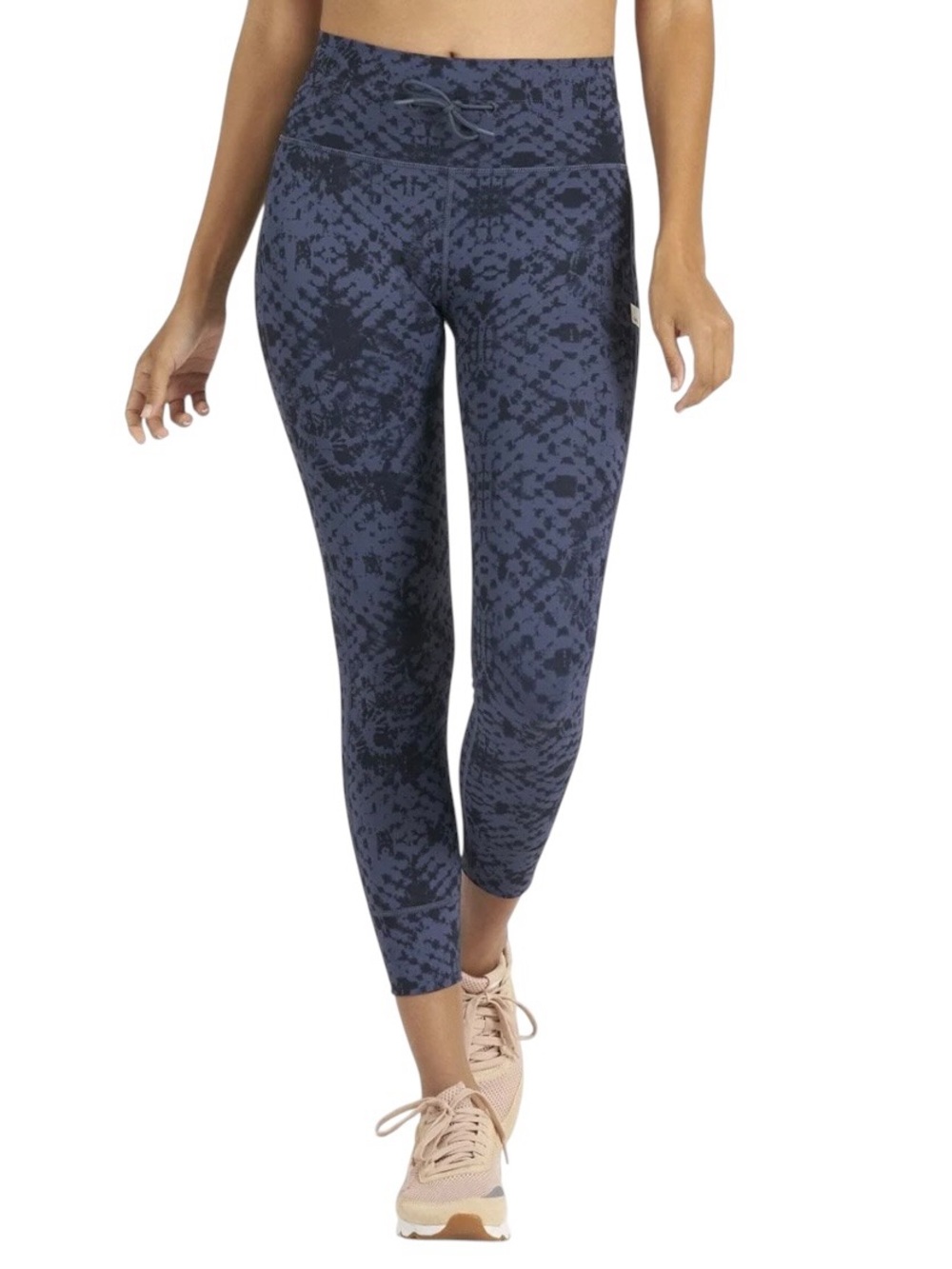 Vuori Daily Leggings High Rise 7/8 Waterdrop Blue Size Medium